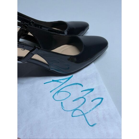 Unisa Hayney Womens Pointed Closed Toe Block Heel Pumps Size 6 Black See Notes - Picture 10 of 10